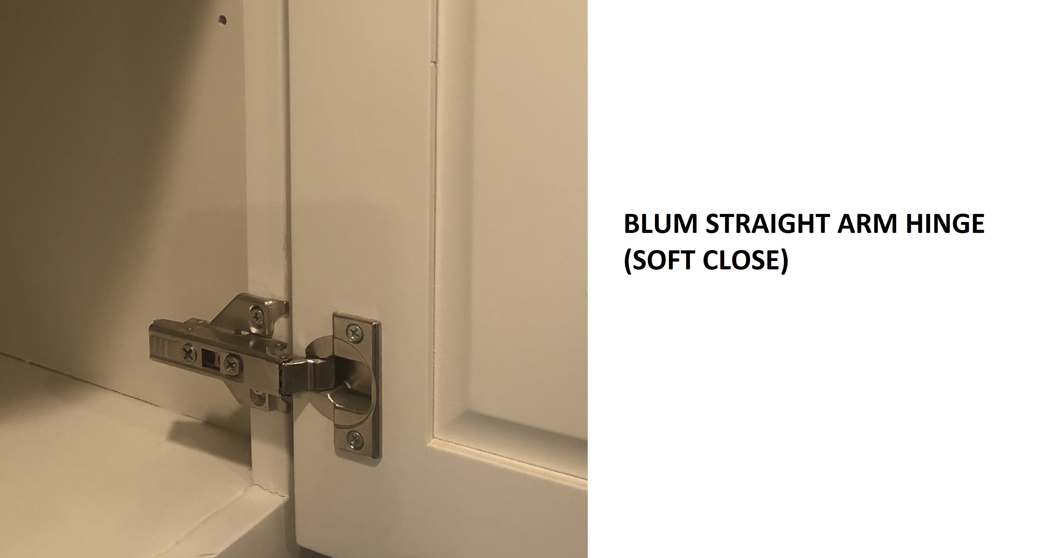 BLUM STRAIGHT ARM HINGE